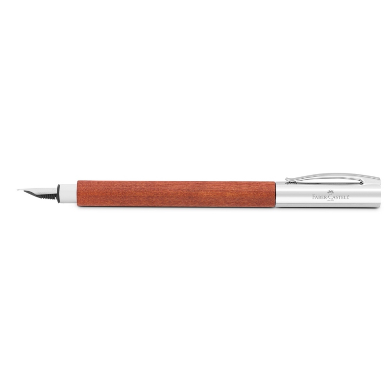 Image of Faber Castell Ambition Brown Pearwood Fountain Pen