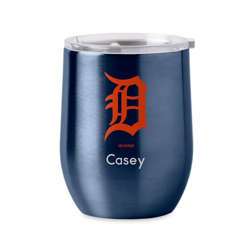 Image of MLB Detroit Tigers Stainless Steel Wine Glass