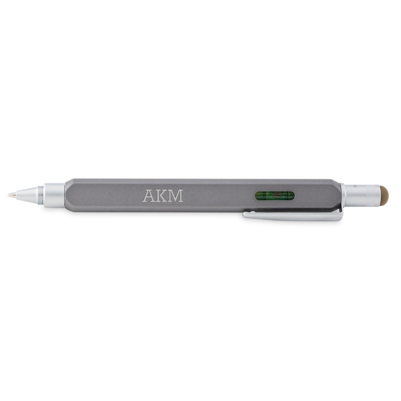 Image of Monteverde Platinum Grey 7 Function Tool 60 Ballpoint Pen