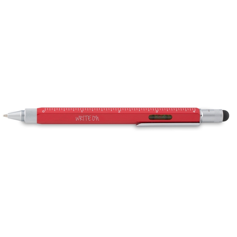 Image of Monteverde 9 Function Red Ballpoint Tool Pen