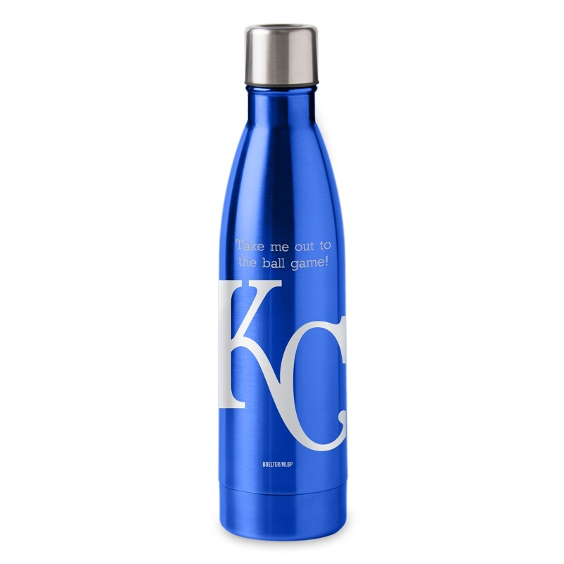 Image of MLB Kansas City Royals Stainless Steel 18 OZ Water Bottle