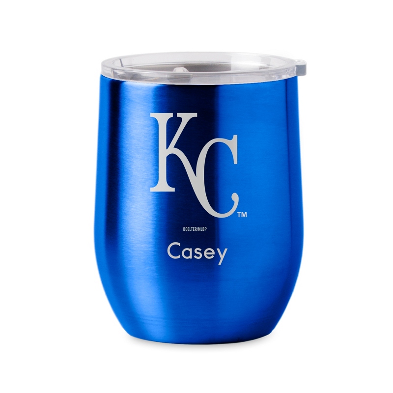 Image of MLB Kansas City Royals Stainless Steel Wine Glass