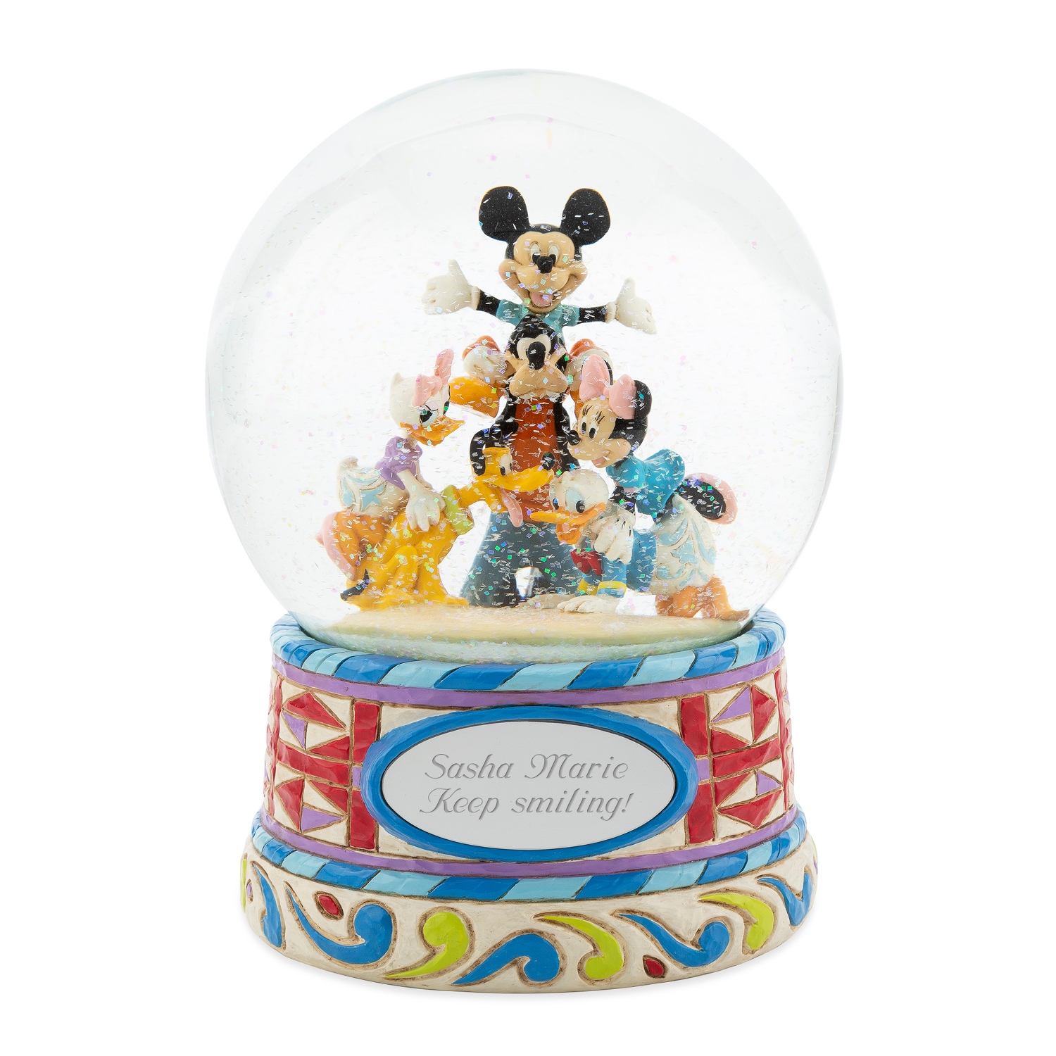 Make A Wish Disney Traditions Mickey And Friends Snow Globe