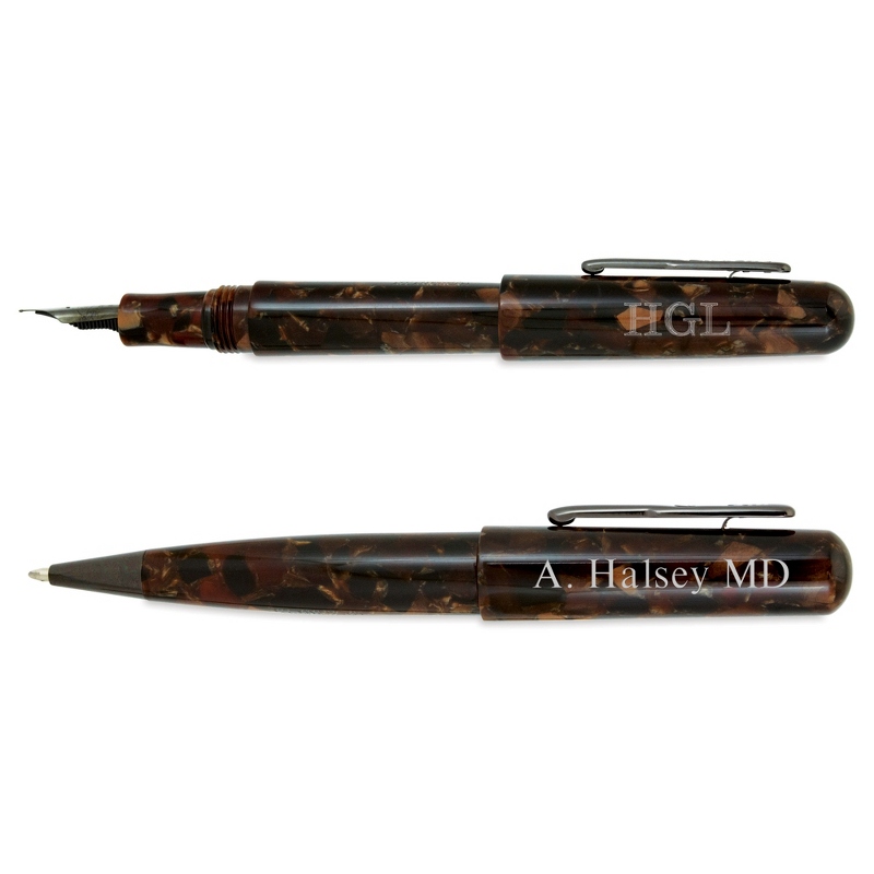 Image of Conklin All American Lapis Brown Pen