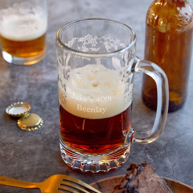 Image of 16 OZ Glass Beer Mug