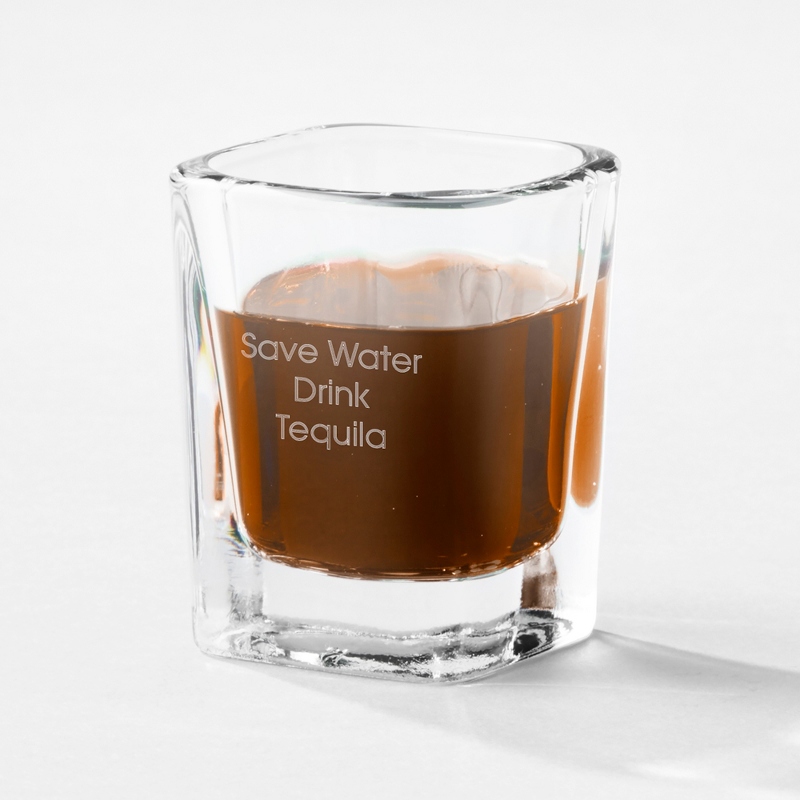 Image of Square Shot Glass