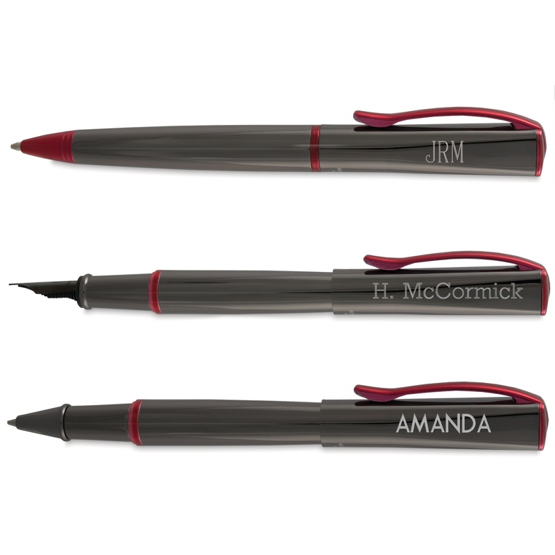 Image of Monteverde Impressa Gunmetal and Red Pen