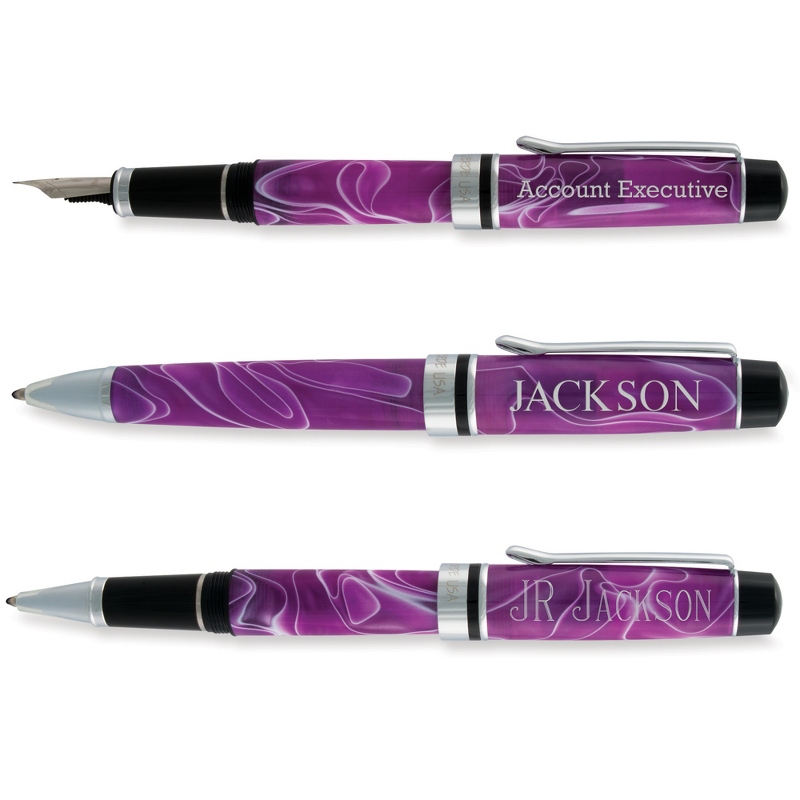 Image of Monteverde Prima Purple Swirl Pen