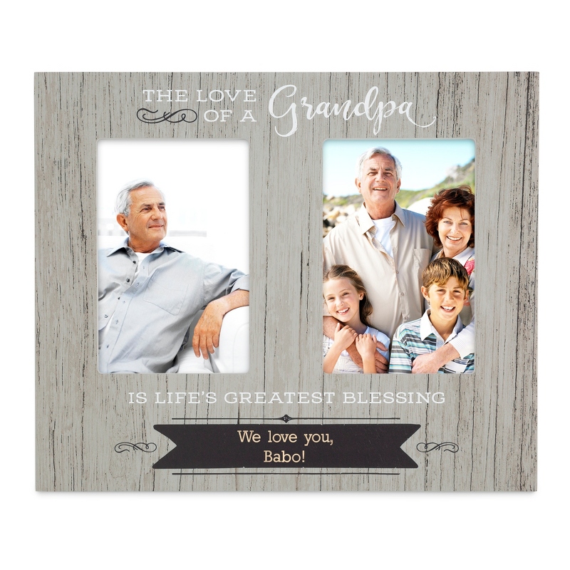 Image of Rustic Grandpa Double Opening Frame