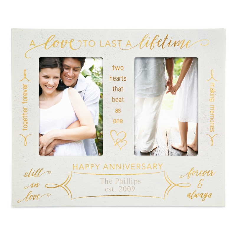 Image of A Love to Last Anniversary Double Opening Frame