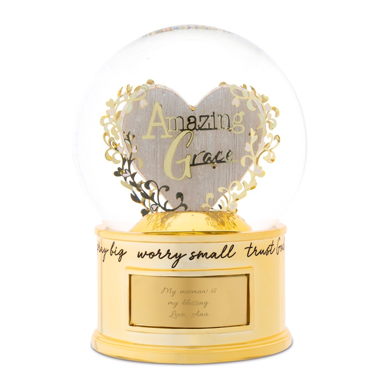 Image of Amazing Grace Musical Snow Globe