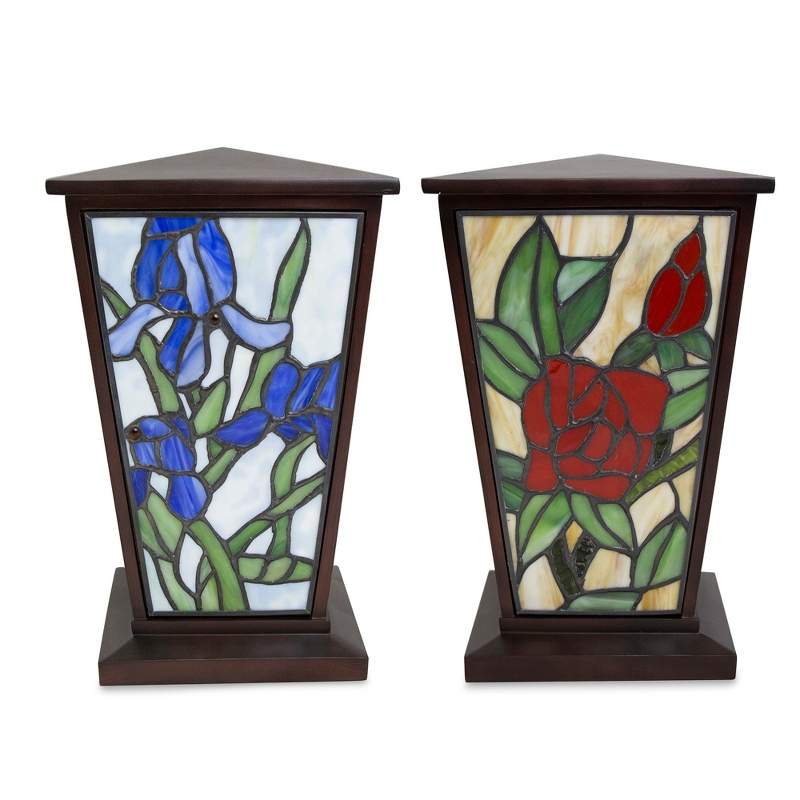 Image of 11 Inch Stained Glass Urn