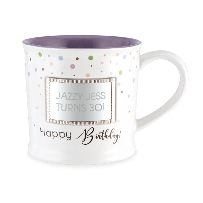 Image of Happy Birthday Confetti Ceramic Mug