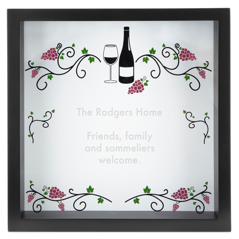 Image of Grape and Vine Wine Cork Collector