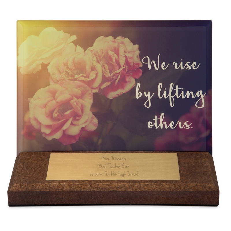 Image of Lifting Others Motivational Desk Plaque