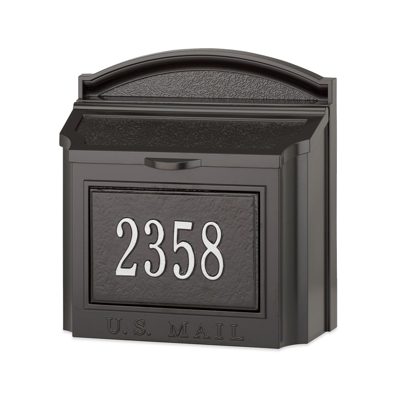 Image of Whitehall Black Mailbox