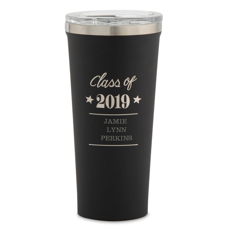 Image of Corkcicle Matte Black 2019 Graduation 16 OZ. Stainless Steel