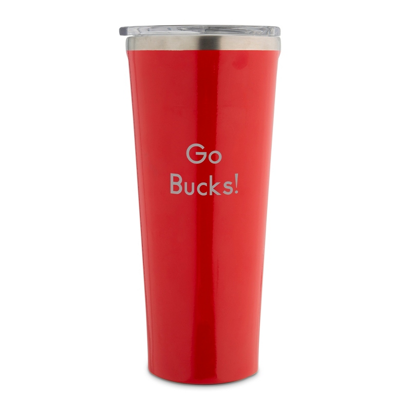 Image of Corkcicle Gloss Red 24 OZ Stainless Steel Tumbler