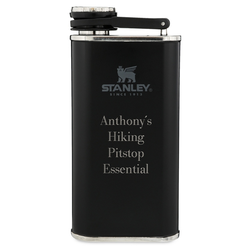 Image of Stanley 8 OZ Matte Black Classic Flask