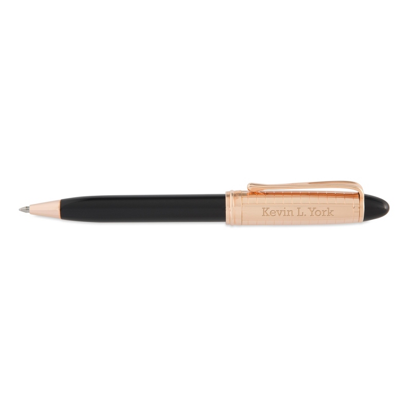Image of Aurora Rose Gold Quadra Ballpoint Pen
