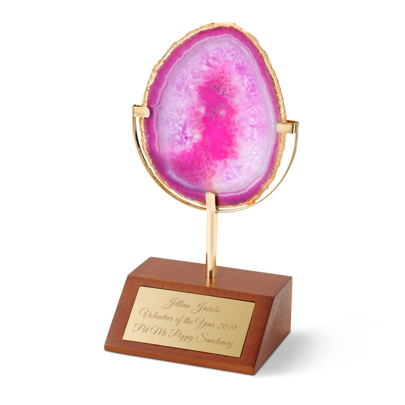 Image of Floating Pink Agate Award