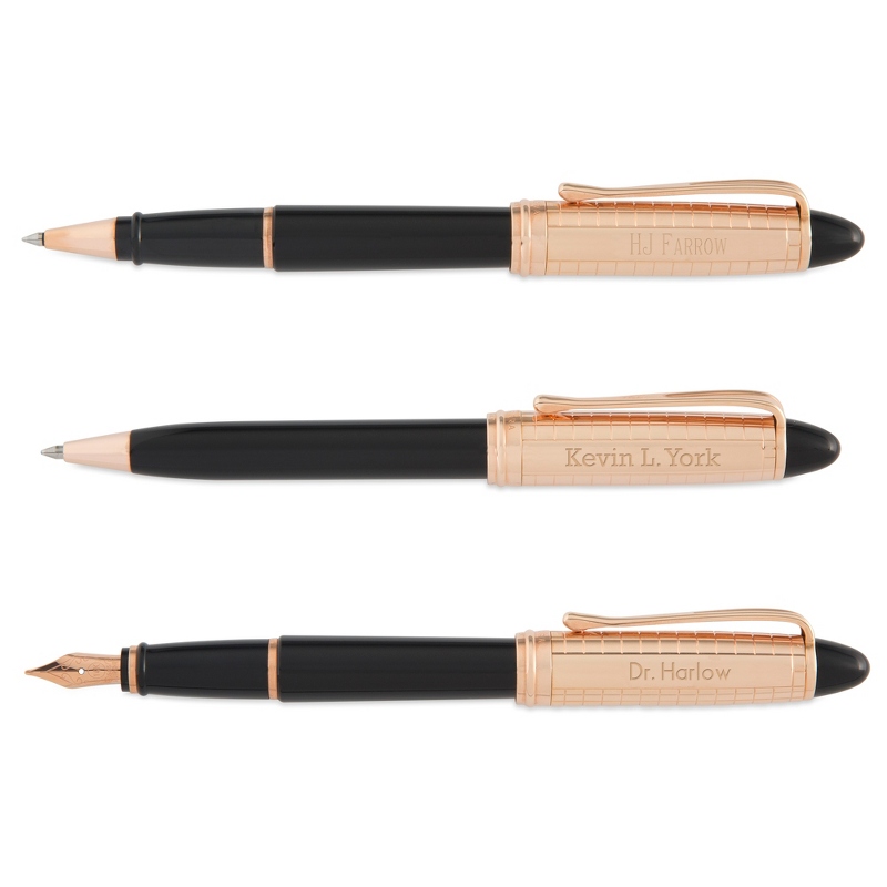 Image of Aurora Rose Gold Quadra Pen