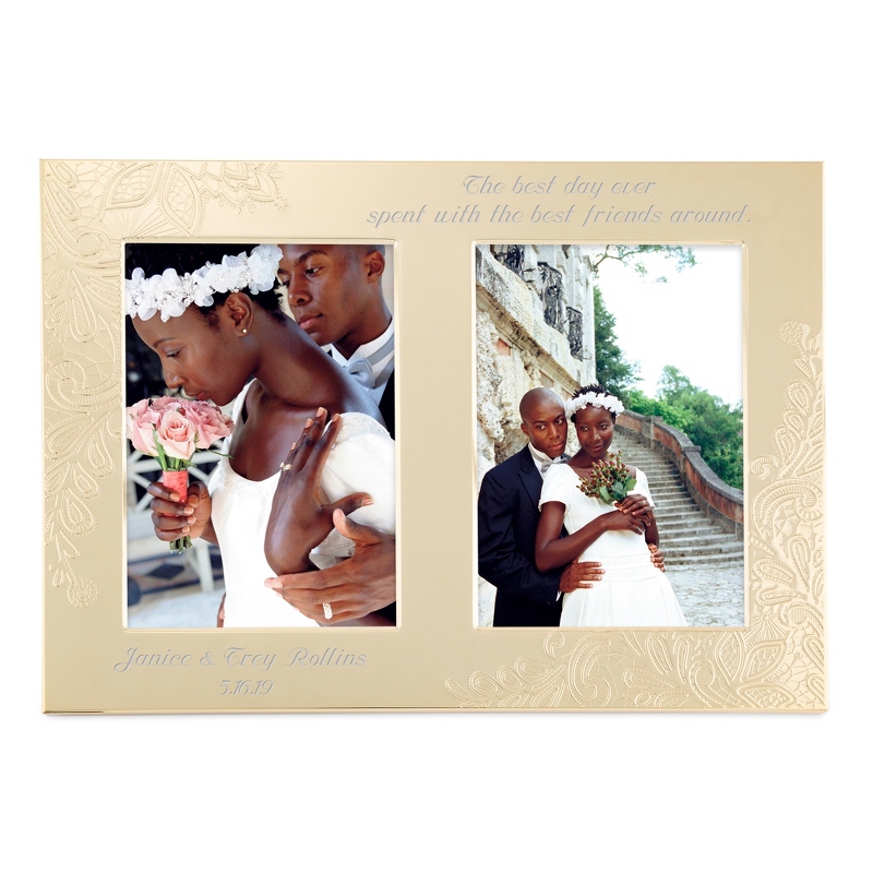 Image of Embossed Double Opening Frame