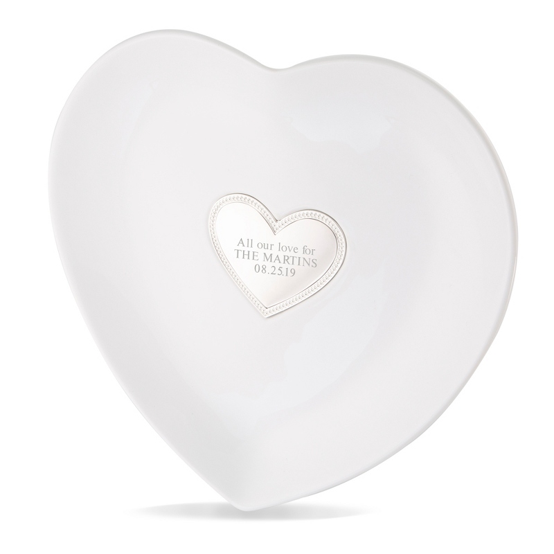 Image of Wedding Heart Signature Plate