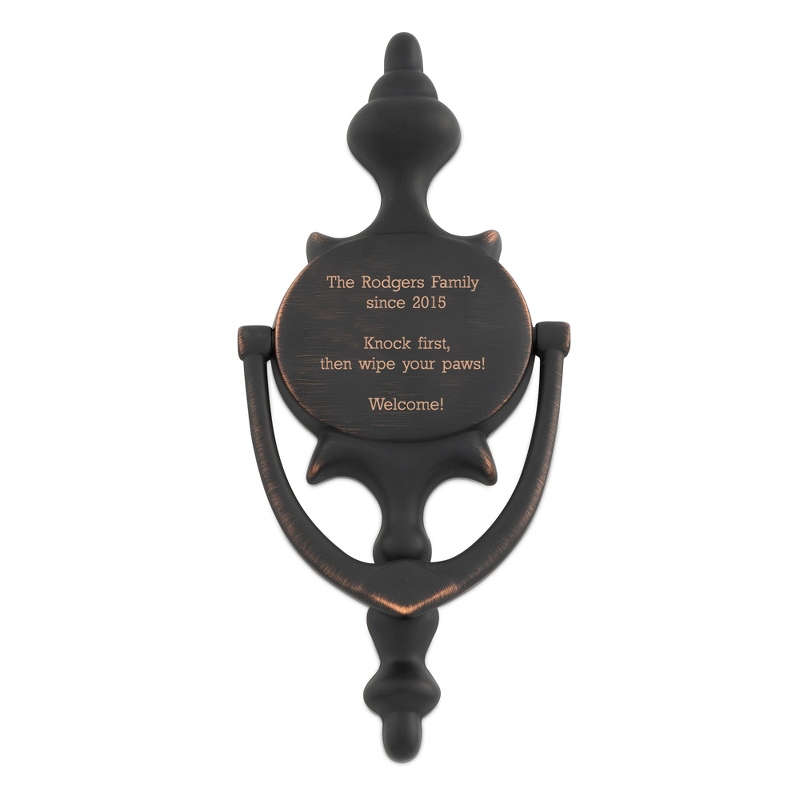 Image of Venetian Bronze Crescent Door Knocker