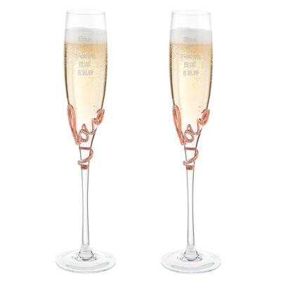 Personalized Toasting Flutes At Things Remembered