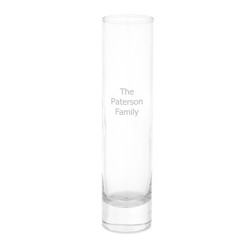 Image of 7.5 Inch Glass Cylinder Bud Vase