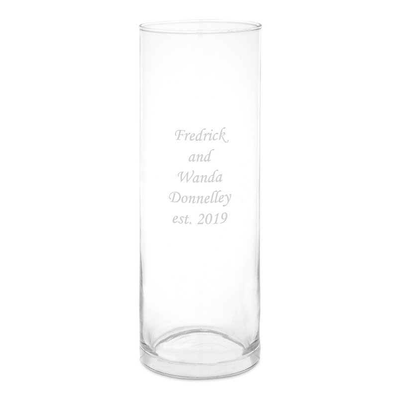 Image of 10 Inch Glass Cylinder Vase