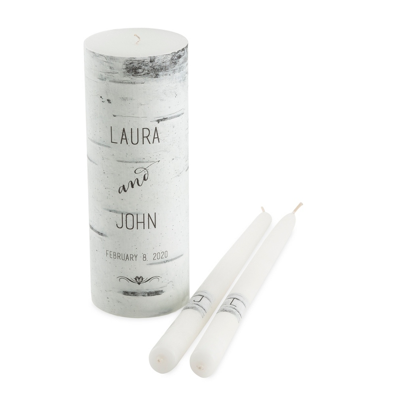 Image of Birch Wood Wedding Unity Set