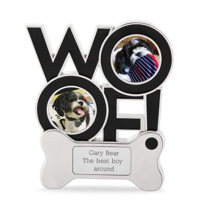 Image of Woof Dog Bone Double Opening Frame
