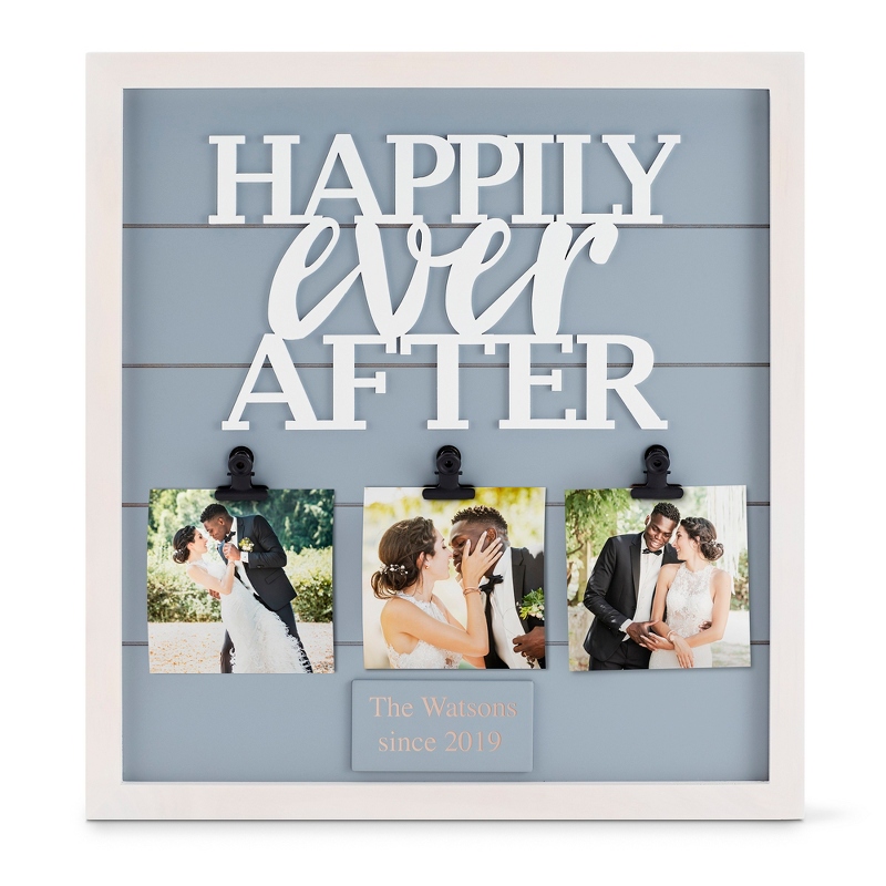 Image of Happily Ever After Wood Pallet 3 Clip Photo Wall Art