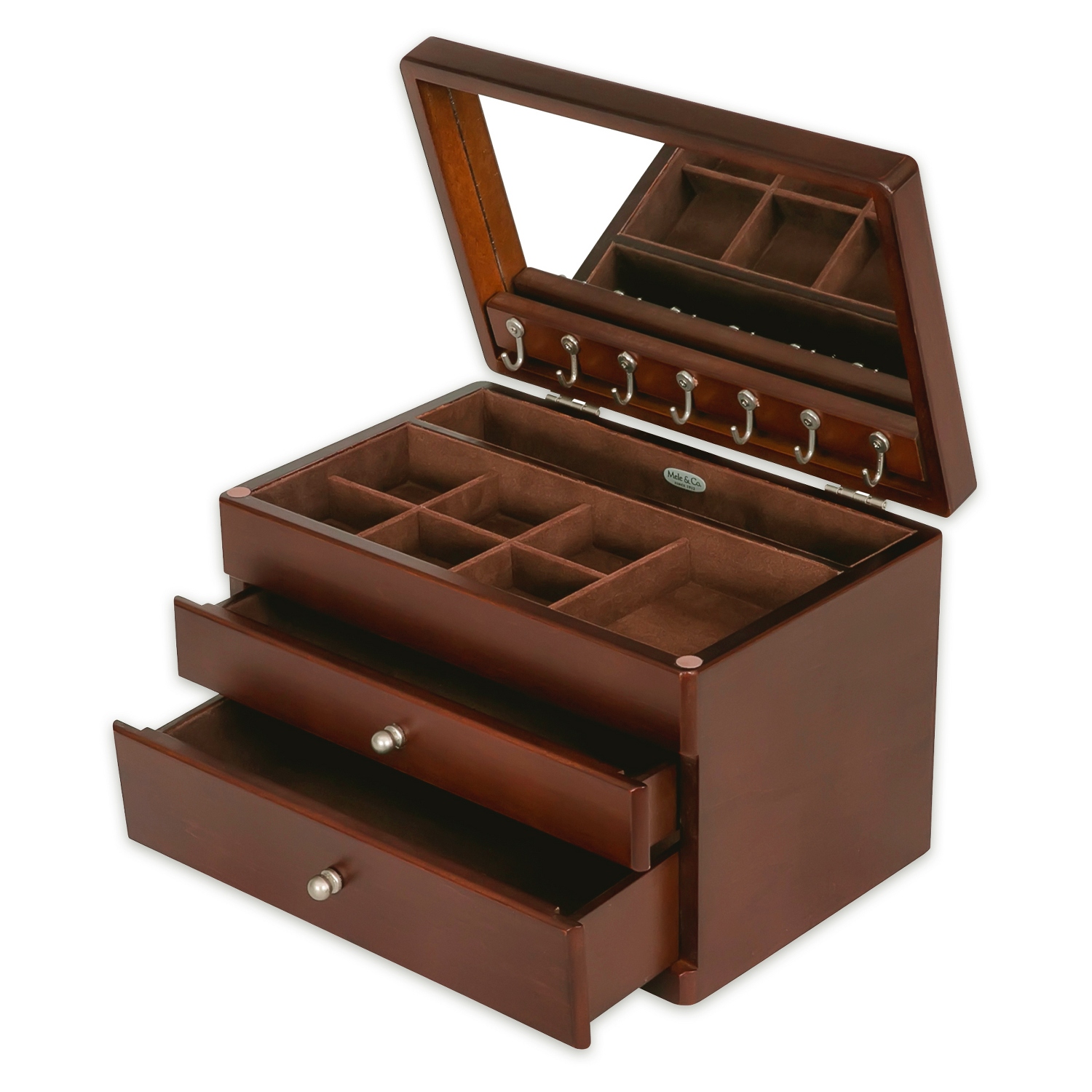 Mele and Co. Brisbane Wood Jewelry Box
