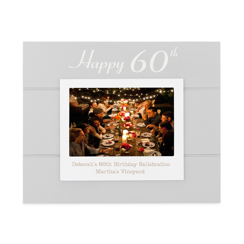 Image of Happy 60th Pallet 4x6 Frame
