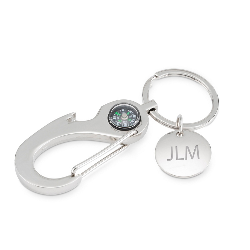 Image of Compass Carabiner Key Chain