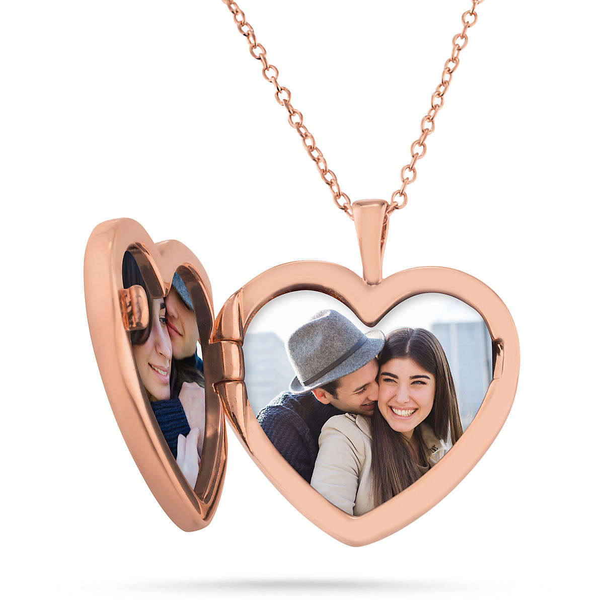 USA 16mm Details about   Sterling Silver Heart Locket Satin Finish with Chain 