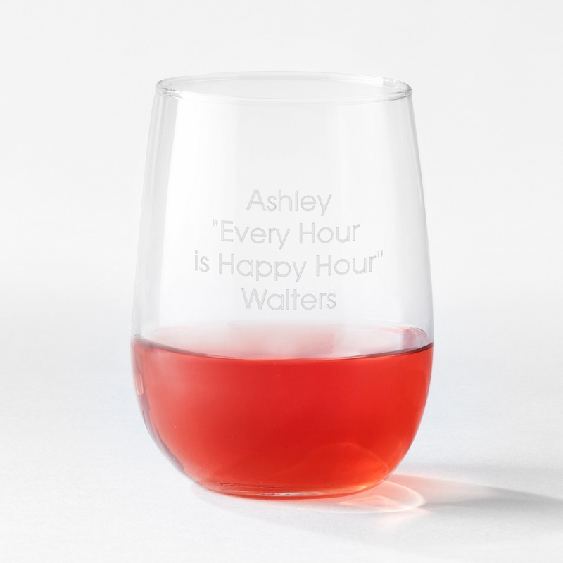 Image of Vina 17 OZ Stemless Wine Glass