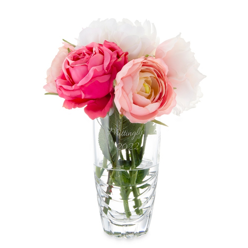 Image of Swag Cut Crystal Vase