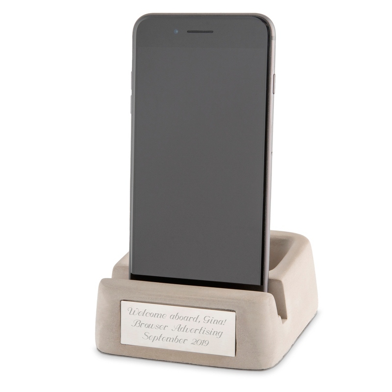 Image of Phone and Accessory Concrete Holder