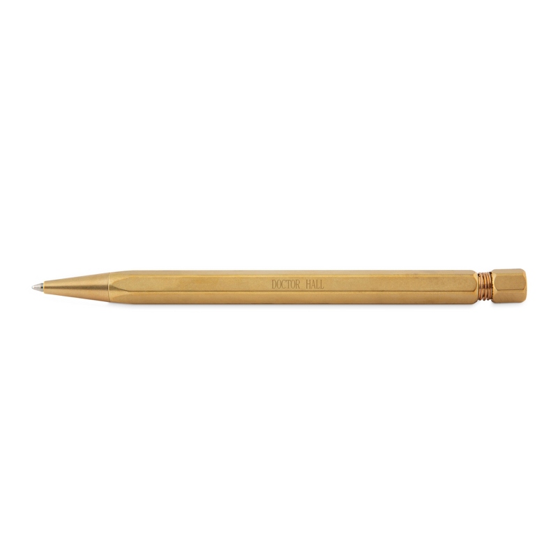 Image of ystudio Classic Brass Ballpoint Pen