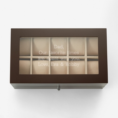 20 Piece Espresso Watch Box