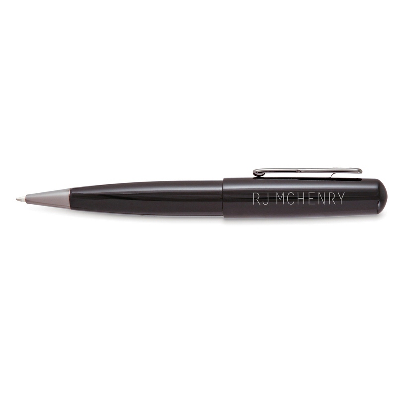 Image of Conklin All American Raven Black Ballpoint Pen