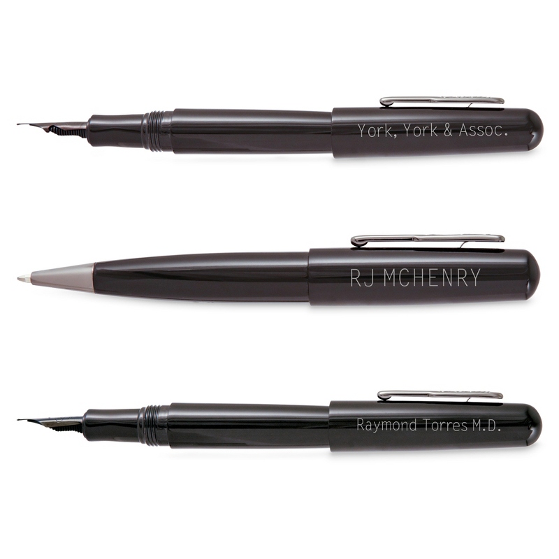 Image of Conklin All American Raven Black Pen