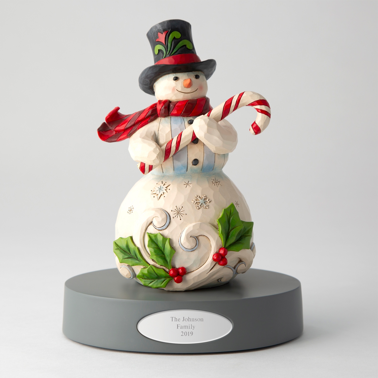 jim shore christmas snowman figurines