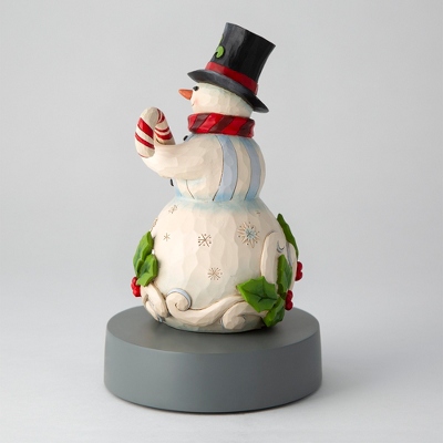 Jim Shore Heartwood Creek Candy Cane Snowman Figurine