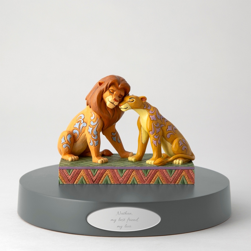 Image of Jim Shore Disney Traditions Simba and Nala Figurine
