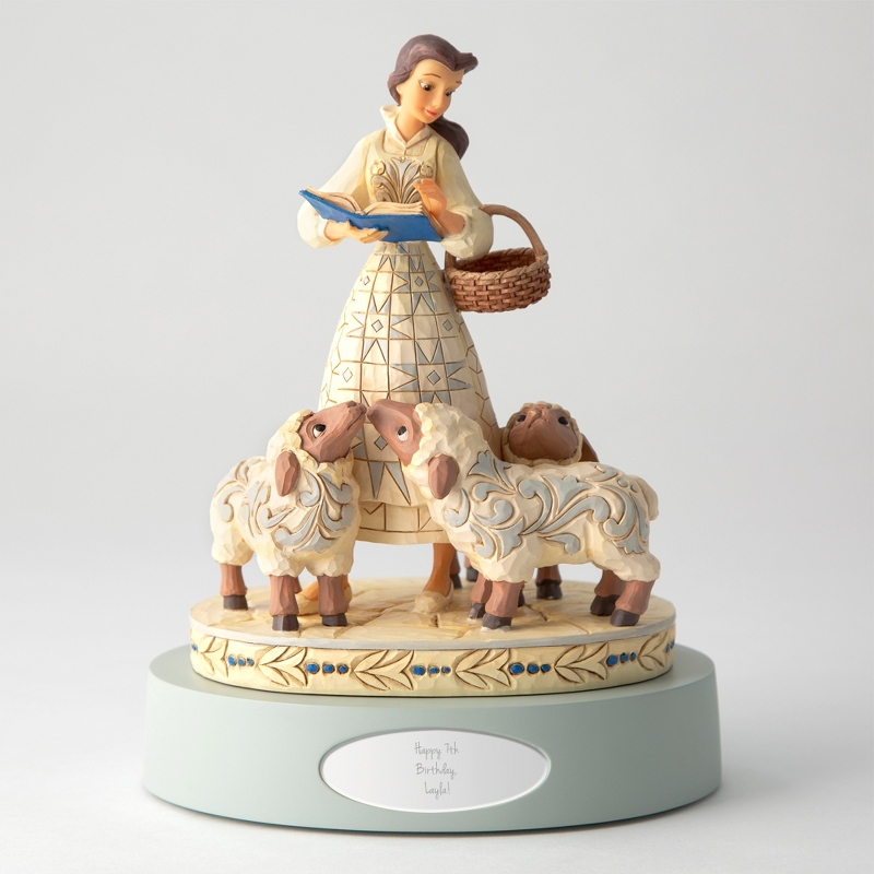 Image of Jim Shore Disney Traditions Woodland Belle and Sheep Figure